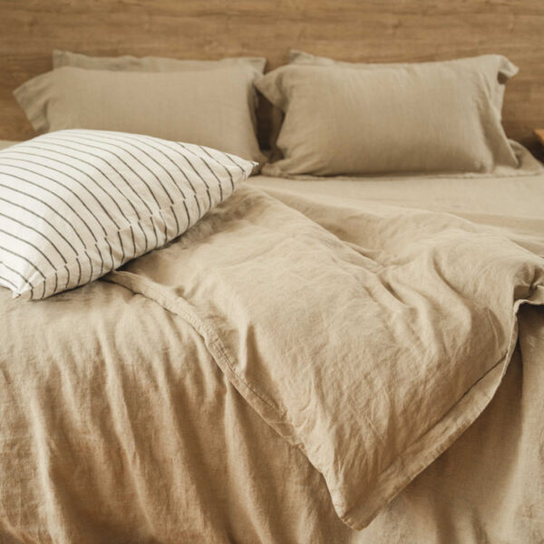 Organic Linen Duvet Cover Natural Comfort 1