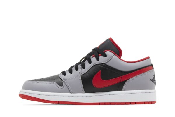 Air Jordan 1 Low 'Cement Fire Red' 553558-060 - Image 3