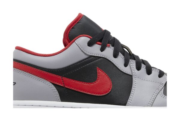 Air Jordan 1 Low 'Cement Fire Red' 553558-060 - Image 2
