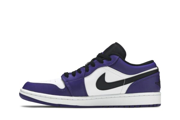 Air Jordan 1 Low 'Court Purple' 553558-500 - Image 3