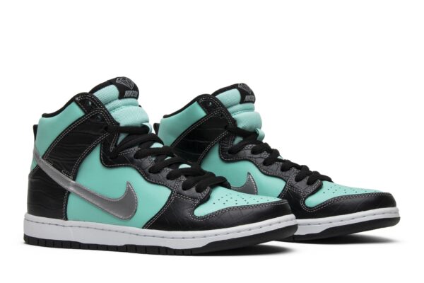Diamond Supply Co.  x Nike Dunk High Premium SB 'Tiffany' 653599-400 - Image 8