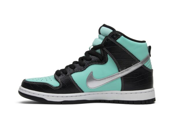 Diamond Supply Co.  x Nike Dunk High Premium SB 'Tiffany' 653599-400 - Image 3