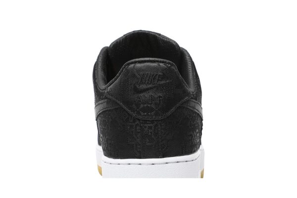 Fragment Design  x Nike CLOT  x Nike Air Force 1 'Black Silk' CZ3986-001 - Image 7