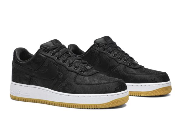 Fragment Design  x Nike CLOT  x Nike Air Force 1 'Black Silk' CZ3986-001 - Image 8