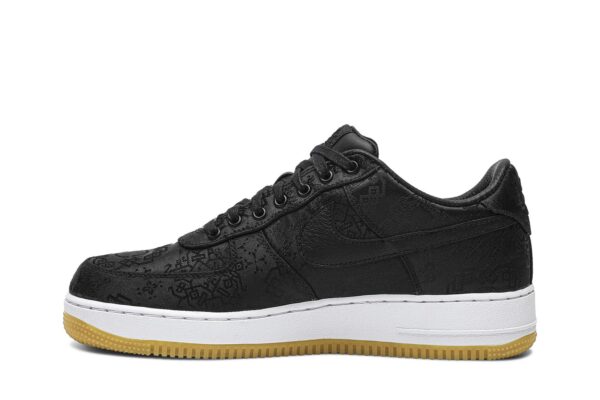 Fragment Design  x Nike CLOT  x Nike Air Force 1 'Black Silk' CZ3986-001 - Image 3