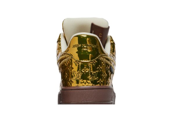 Louis Vuitton  x Nike Air Force 1 Low 'Metallic Gold' 1A9VG3 - Image 7
