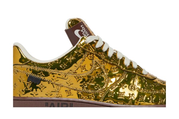 Louis Vuitton  x Nike Air Force 1 Low 'Metallic Gold' 1A9VG3 - Image 2