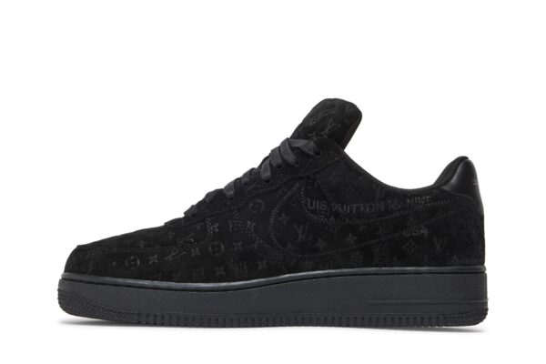Louis Vuitton  x Nike Air Force 1 Low 'Triple Black' 1A9V-BLACK-LOW - Image 3