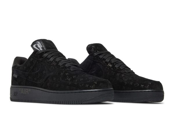 Louis Vuitton  x Nike Air Force 1 Low 'Triple Black' 1A9V-BLACK-LOW - Image 8