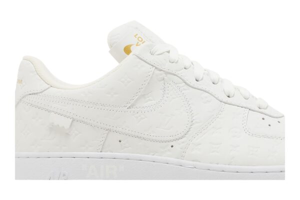 Louis Vuitton  x Nike Air Force 1 Low 'Triple White' 1A9V-WHITE-LOW - Image 2