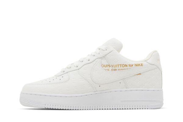 Louis Vuitton  x Nike Air Force 1 Low 'Triple White' 1A9V-WHITE-LOW - Image 3