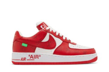 Louis Vuitton  x Nike Air Force 1 Low 'White Comet Red' 1A9V-WHITE-RED
