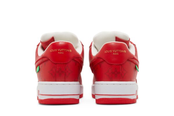 Louis Vuitton  x Nike Air Force 1 Low 'White Comet Red' 1A9V-WHITE-RED - Image 6