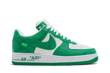 Louis Vuitton  x Nike Air Force 1 Low 'White Gym Green' 1A9V-WHITE-GREEN