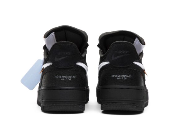 Off-White  x Nike Air Force 1 Low 'Black' AO4606-001 - Image 6