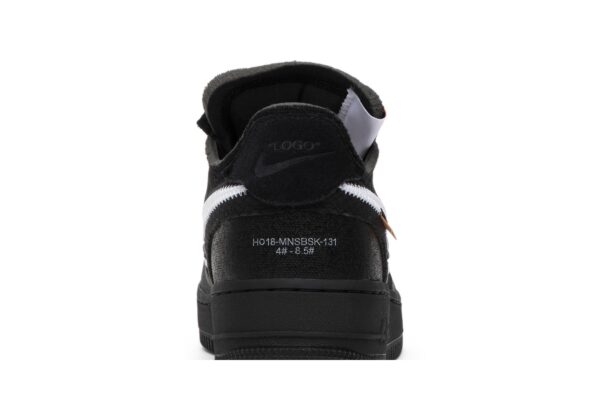 Off-White  x Nike Air Force 1 Low 'Black' AO4606-001 - Image 7