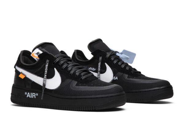 Off-White  x Nike Air Force 1 Low 'Black' AO4606-001 - Image 8