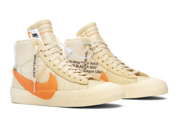 Off-White  x Nike Blazer Mid 'All Hallows Eve' AA3832-700 - Image 8