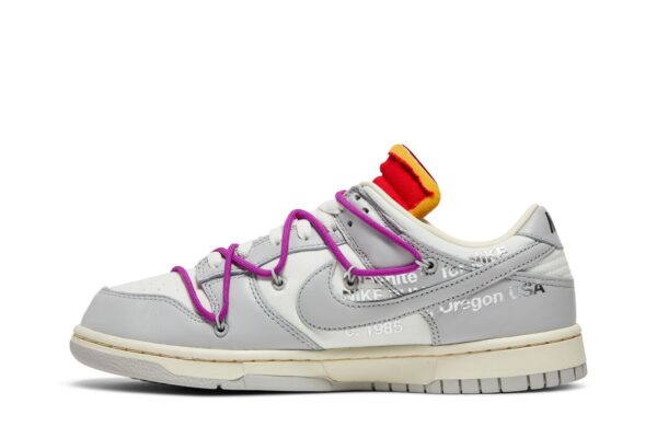 Off-White  x Nike Dunk Low 'Lot 45 of 50' DM1602-101 - Image 3