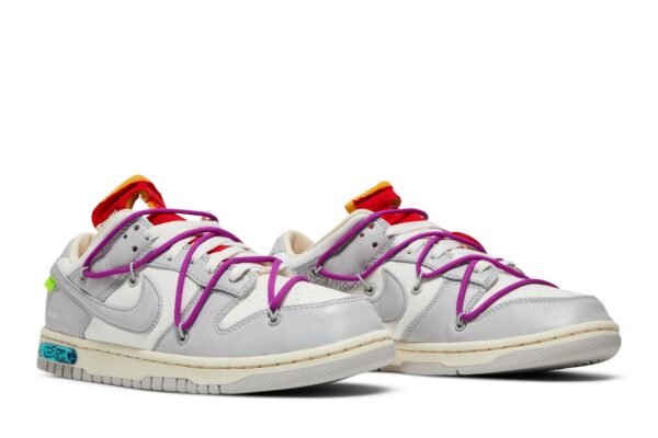 Off-White  x Nike Dunk Low 'Lot 45 of 50' DM1602-101 - Image 8