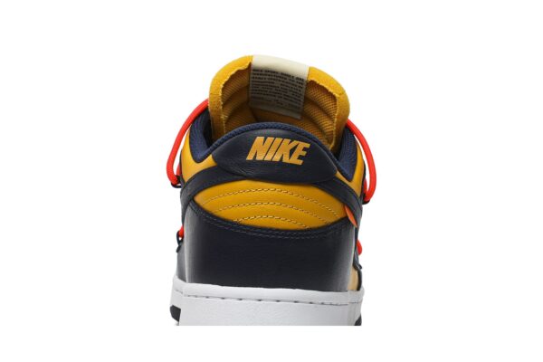 Off-White  x Nike Dunk Low 'University Gold' CT0856-700 - Image 7
