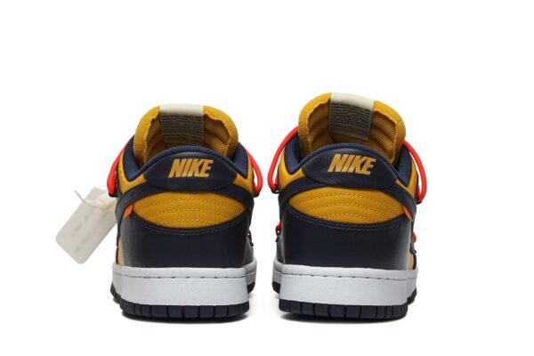 Off-White  x Nike Dunk Low 'University Gold' CT0856-700 - Image 6