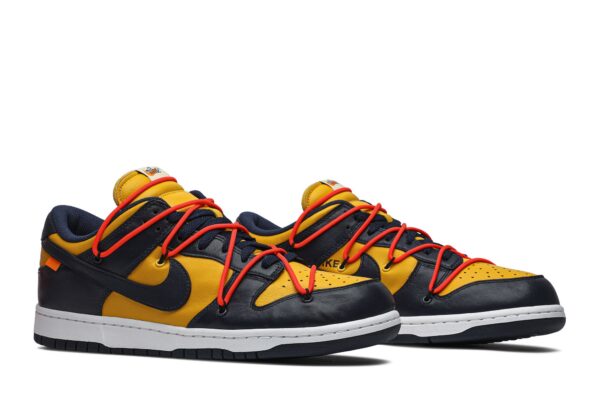 Off-White  x Nike Dunk Low 'University Gold' CT0856-700 - Image 8
