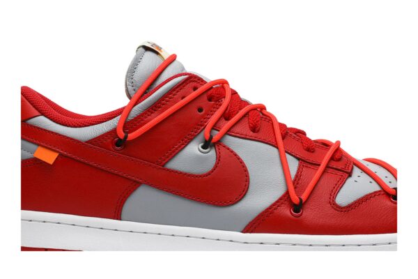 Off-White  x Nike Dunk Low 'University Red' CT0856-600 - Image 2