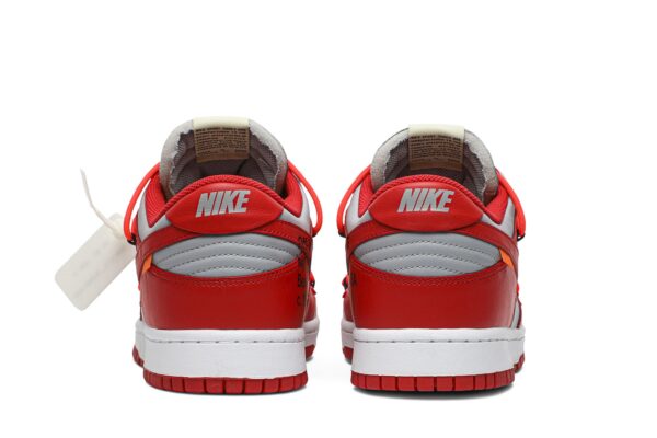 Off-White  x Nike Dunk Low 'University Red' CT0856-600 - Image 6