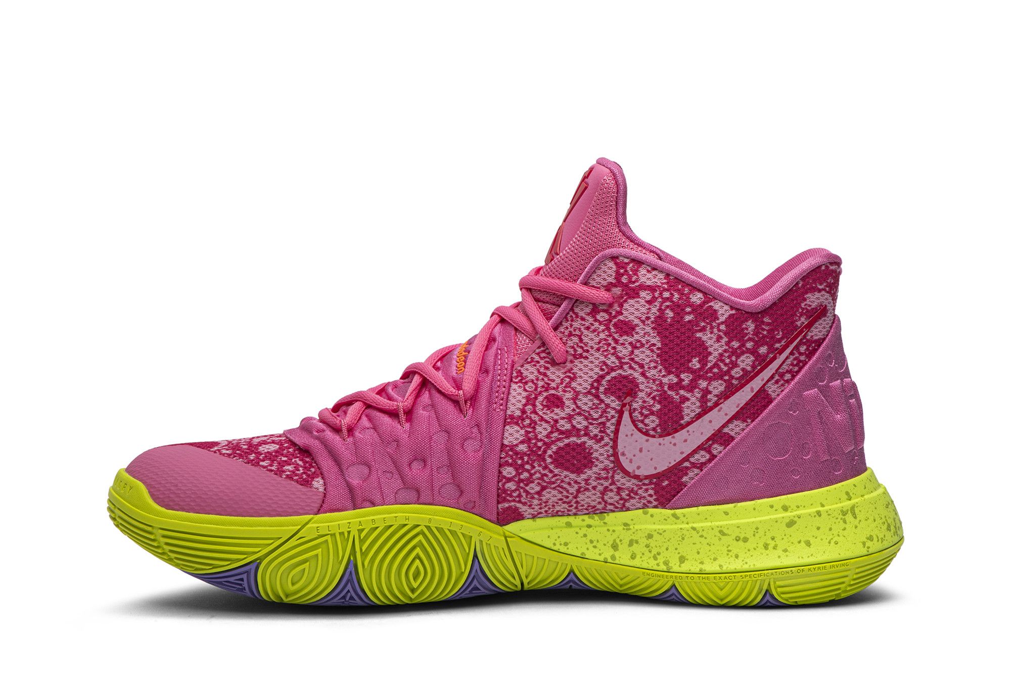 SpongeBob SquarePants x Nike Kyrie 5 'Patrick' CJ6951-600 3 SpongeBob SquarePants  x Nike Kyrie 5 'Patrick' CJ6951-600 - Image 3