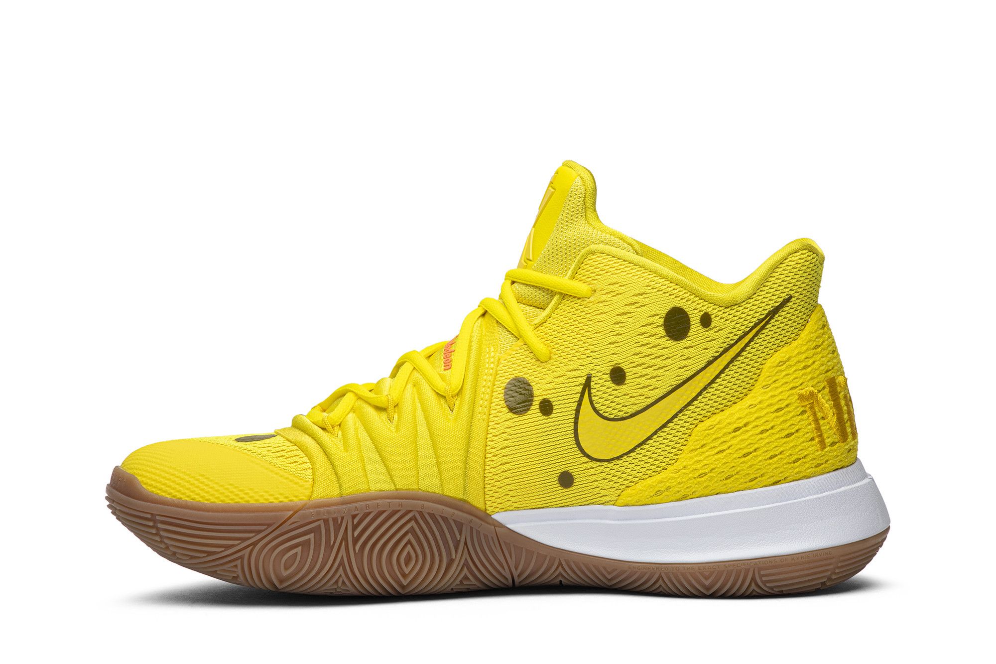 SpongeBob SquarePants x Nike Kyrie 5 'SpongeBob' CJ6951-700 3 SpongeBob SquarePants  x Nike Kyrie 5 'SpongeBob' CJ6951-700 - Image 3