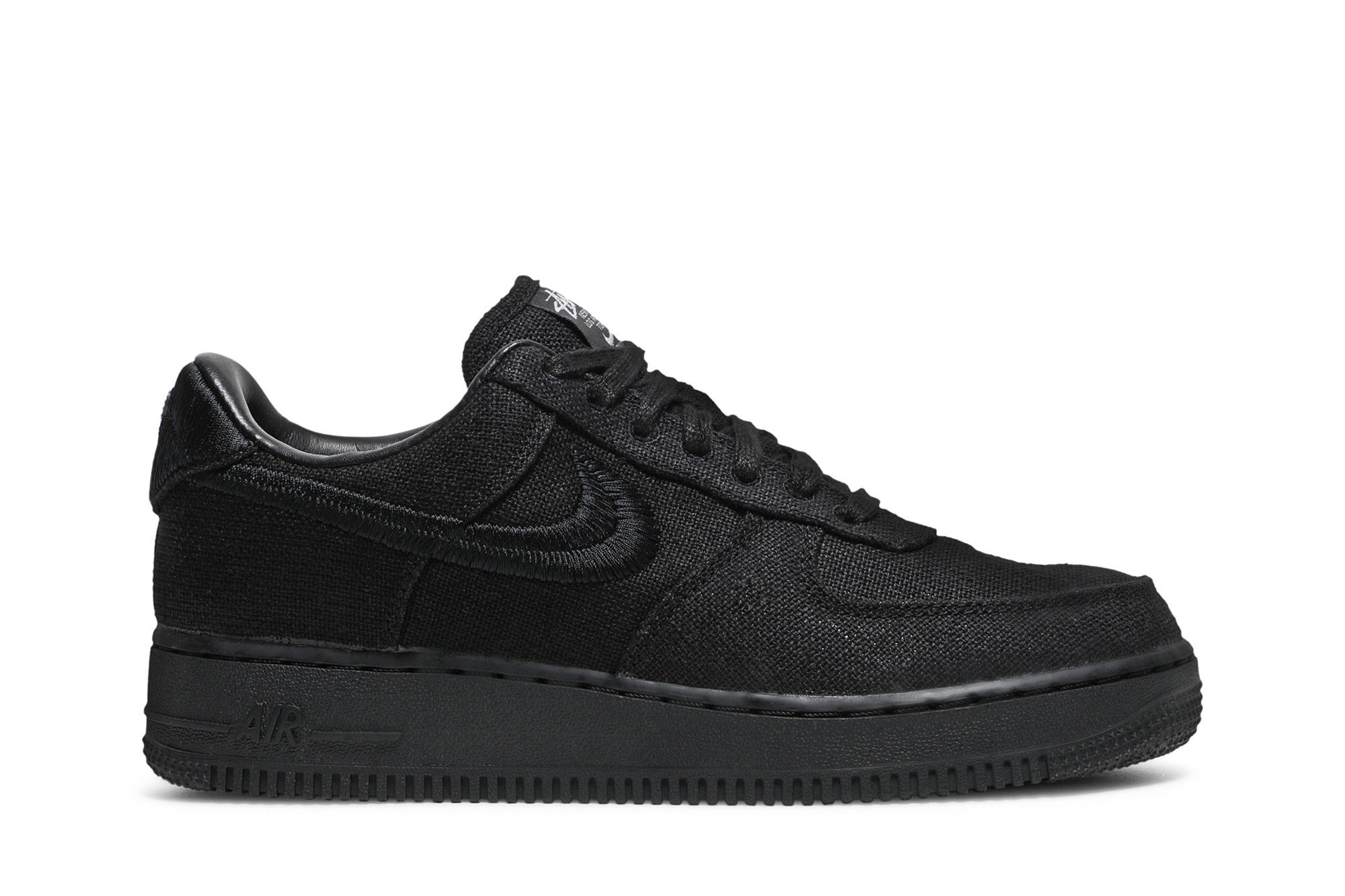 Stussy x Nike Air Force 1 Low 'Triple Black' CZ9084-001 1 Stussy  x Nike Air Force 1 Low 'Triple Black' CZ9084-001