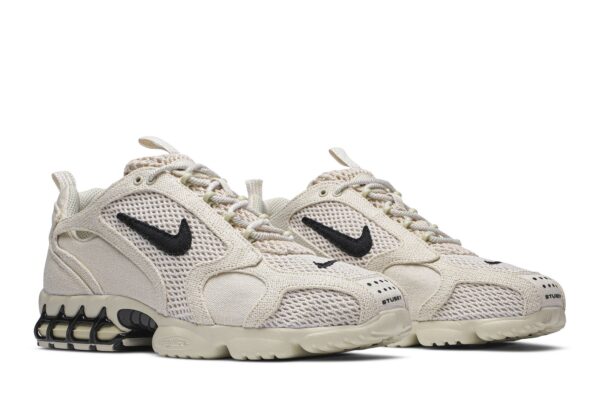 Stussy  x Nike Air Zoom Spiridon Caged 2 'Fossil' CQ5486-200 - Image 8