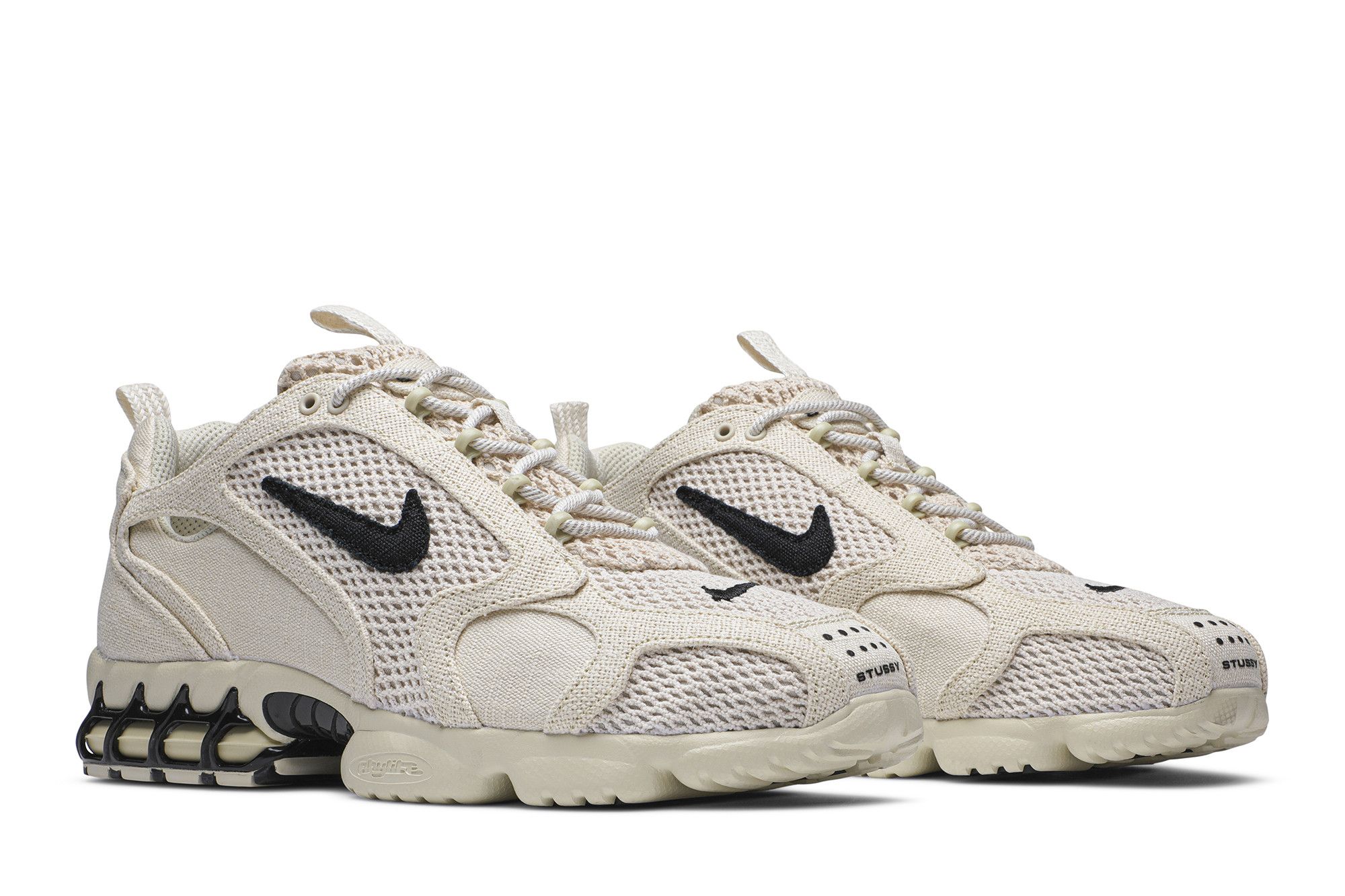 Stussy x Nike Air Zoom Spiridon Caged 2 'Fossil' CQ5486-200 8 Stussy  x Nike Air Zoom Spiridon Caged 2 'Fossil' CQ5486-200 - Image 8