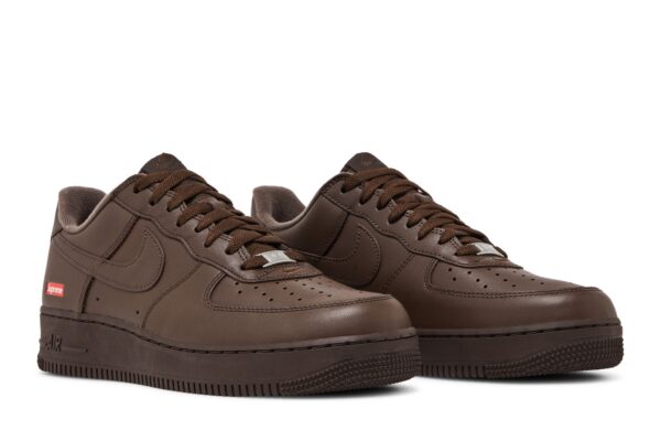 Supreme  x Nike Air Force 1 Low 'Box Logo - Baroque Brown' CU9225-200 - Image 8