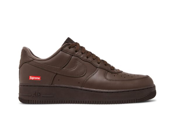 Supreme  x Nike Air Force 1 Low 'Box Logo - Baroque Brown' CU9225-200