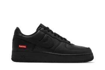 Supreme  x Nike Air Force 1 Low 'Box Logo - Black' CU9225-001