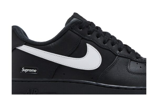 Supreme  x Nike Air Force 1 Low 'Box Logo - Black White' CU9225-002 - Image 2