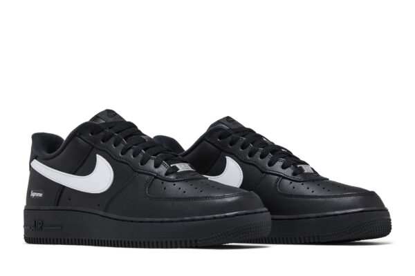 Supreme  x Nike Air Force 1 Low 'Box Logo - Black White' CU9225-002 - Image 8