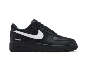 Supreme  x Nike Air Force 1 Low 'Box Logo - Black White' CU9225-002