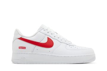 Supreme  x Nike Air Force 1 Low 'Box Logo - Speed Red' Shanghai Exclusive CU9225-101