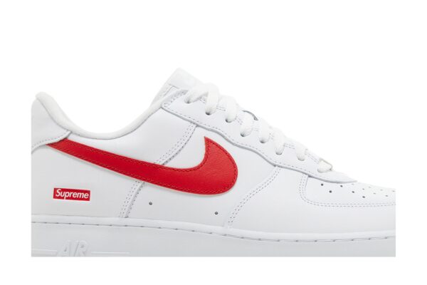 Supreme  x Nike Air Force 1 Low 'Box Logo - Speed Red' Shanghai Exclusive CU9225-101 - Image 2