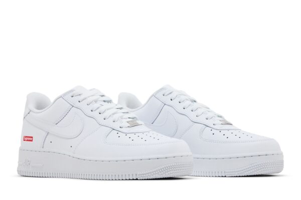 Supreme  x Nike Air Force 1 Low 'Box Logo - White' CU9225-100 - Image 8