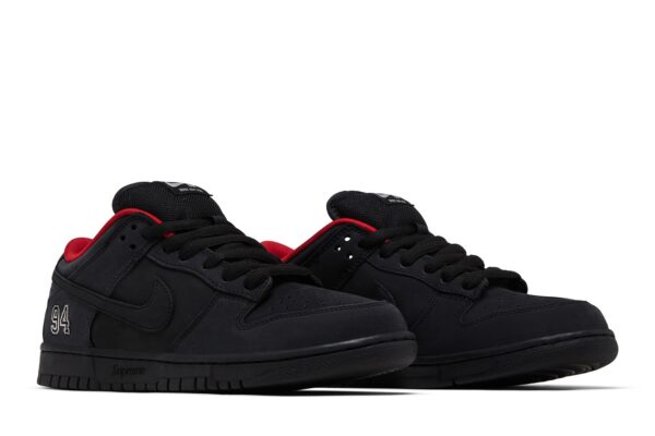 Supreme  x Nike Dunk Low SB 'Black' HQ8487-001 - Image 8