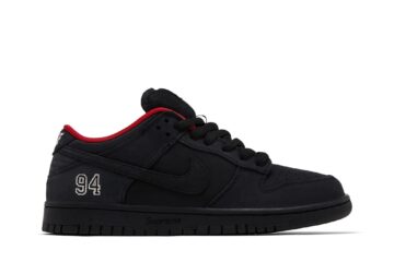 Supreme  x Nike Dunk Low SB 'Black' HQ8487-001