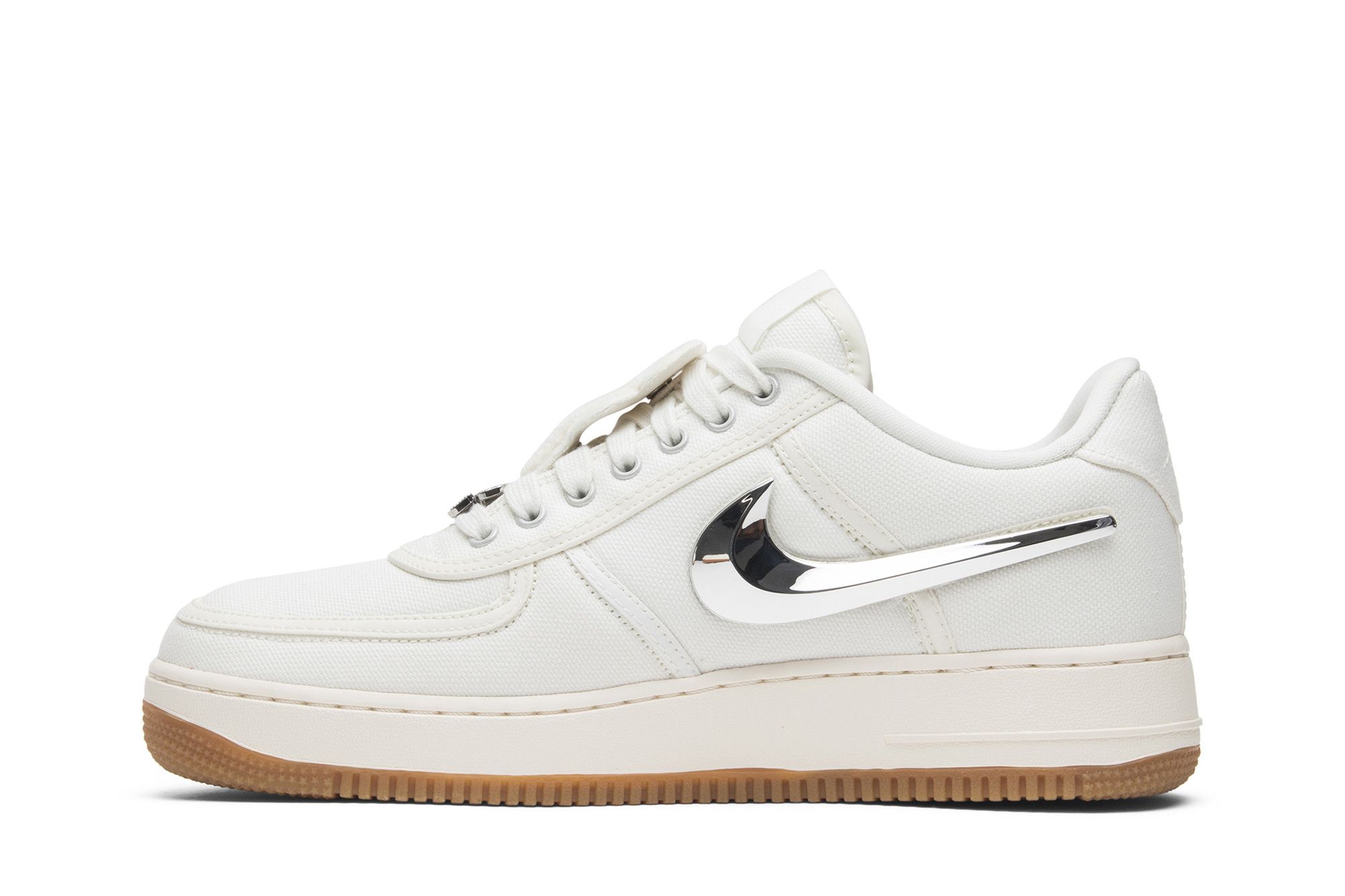 Travis Scott x Nike Air Force 1 'Sail' AQ4211-101 3 Travis Scott  x Nike Air Force 1 'Sail' AQ4211-101 - Image 3