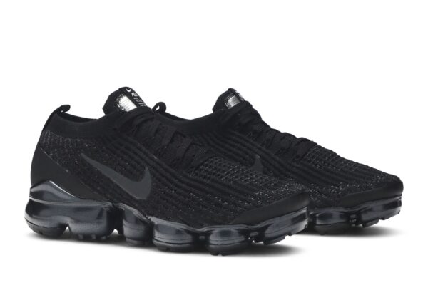 Wmns Nike Air VaporMax Flyknit 3 'Triple Black' AJ6910-002 - Image 8