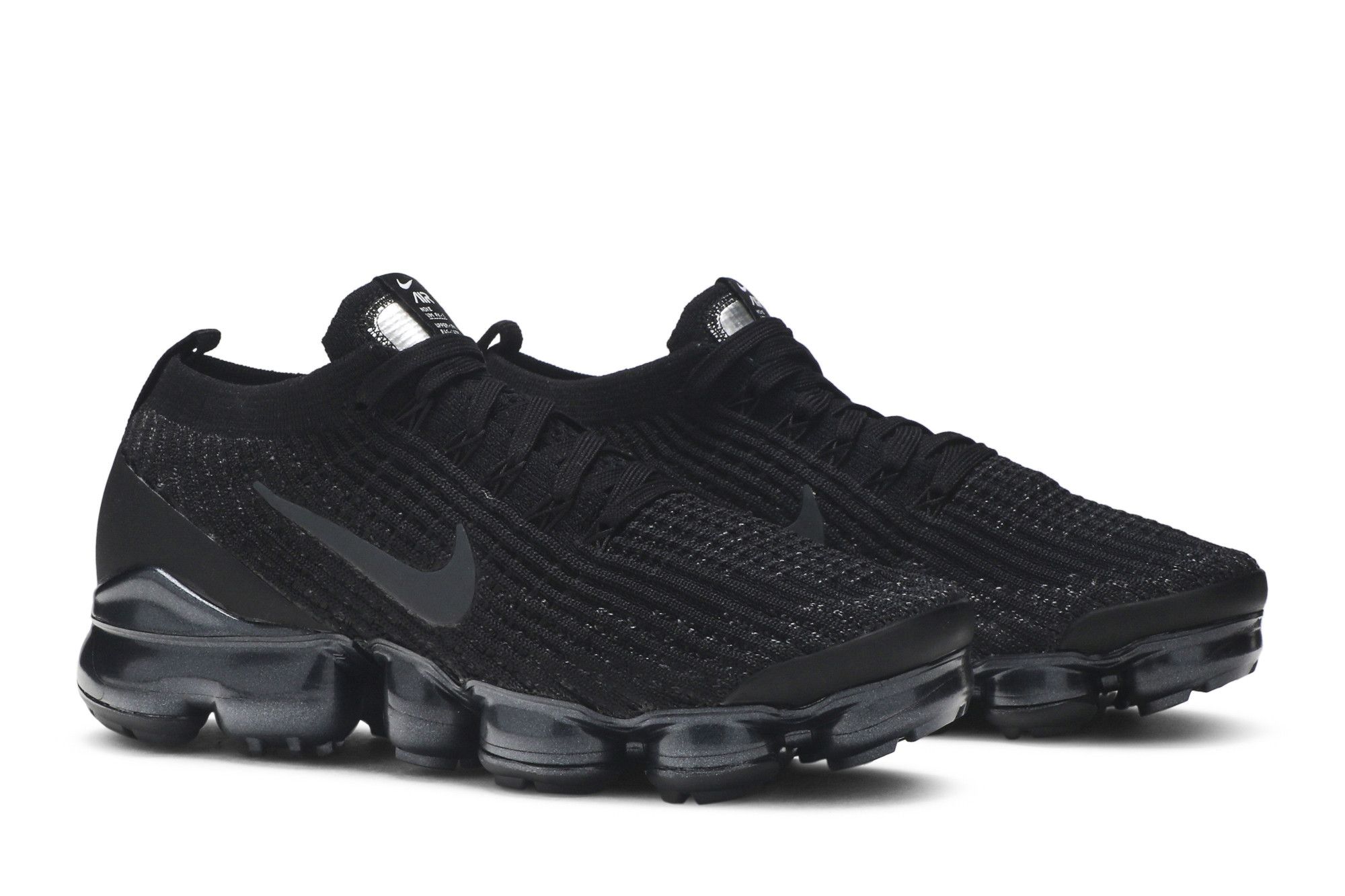 Wmns Nike Air VaporMax Flyknit 3 'Triple Black' AJ6910-002 - Image 8